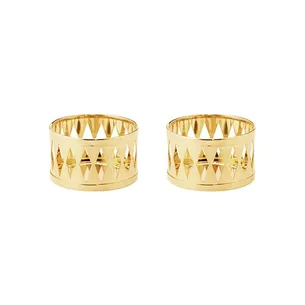 Georg Jensen 2026 Fyrfadsstager, 2 stk - Forgyldt  : Erling Christensen Møbler