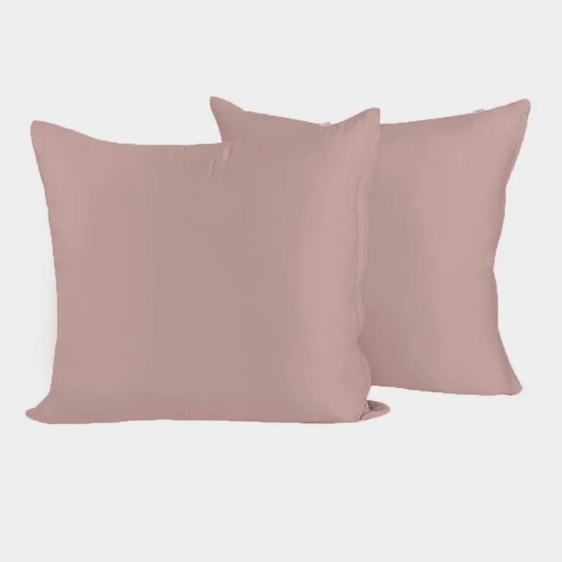 Bambus pudebetræk 60x63 gammel rosa 2 par