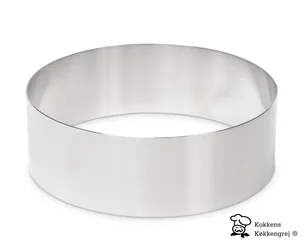 Anretterring / Kagering / Moussering, Ø14 cm. H5 cm fra Kokkens Køkkengrej - Hurtig levering