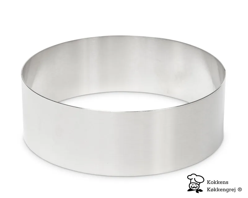 Anretterring / Kagering / Moussering, Ø14 cm. H5 cm fra Kokkens Køkkengrej - Hurtig levering