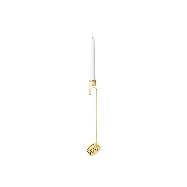 Georg Jensen 2026 Lyseholder, tromme - Forgyldt  : Erling Christensen Møbler