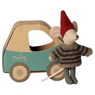 Maileg Jul - Julemus, Lillebror i bilæske  : Erling Christensen Møbler