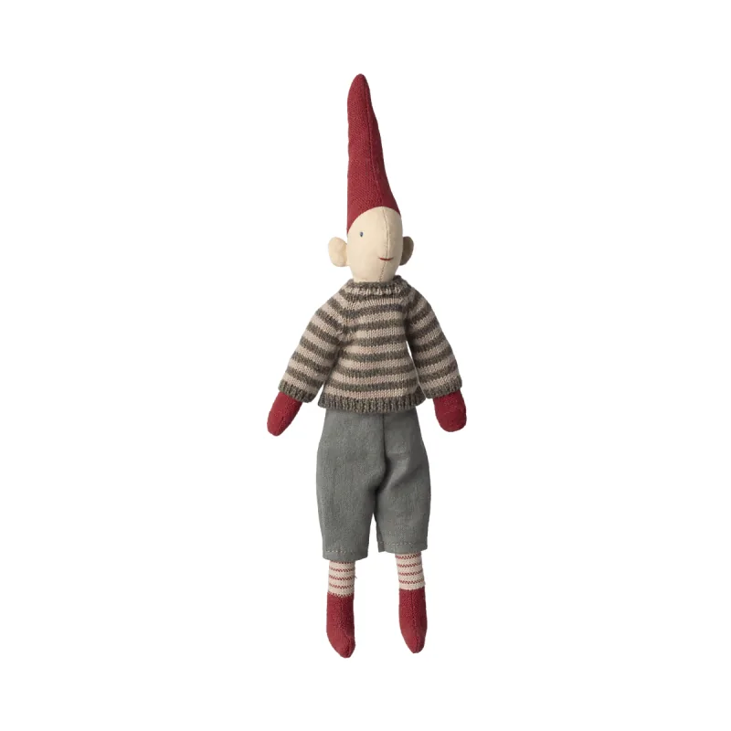 Pixy nissedreng str. 1 kravlenisse m/ magnet - Maileg 2025 - Strikket sweater