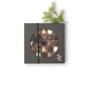 25 stykker fyldte chokolader i sort Cocoture æske - 225g