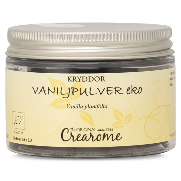 Crearome Vaniljepulver Øko, 10 g