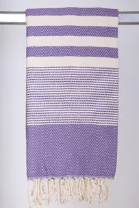 Hamam Vinter Joanna Lilla - 200 * 220 cm Sengetæppe