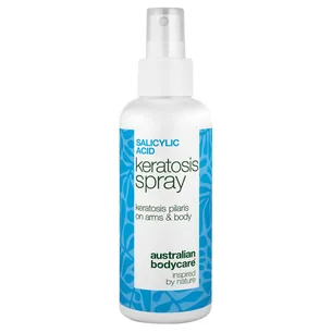 Keratosis Pilaris Spray mod knopper og ru hud på kroppen â Keratosis pilaris spray reducerer knopper og ujævn hud. Bruges dagligt  -  indeholder effektiv salicylsyre. - 2 stk.