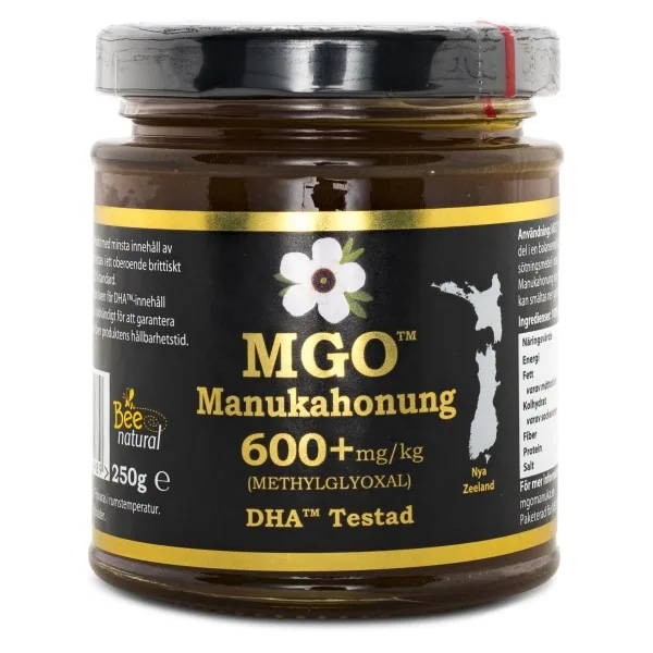 MGO Manuka honning 250 g, 600+
