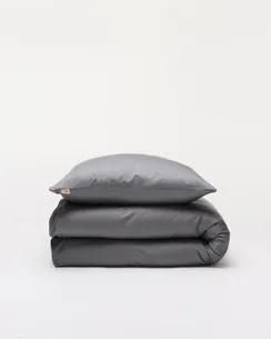 Børnesengetøj bambus Mørk Grå 70x100cm - tidligere design
