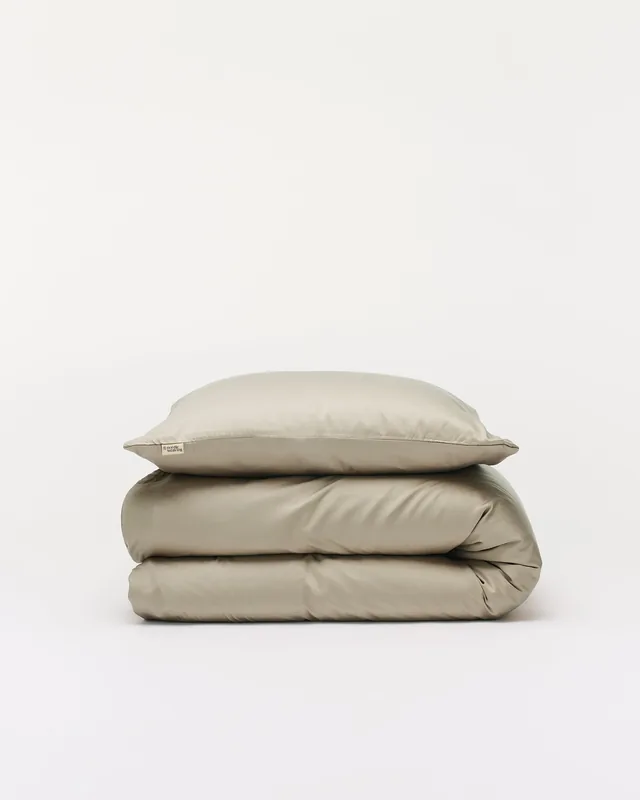Bambussengetøj Plaza Taupe TC400