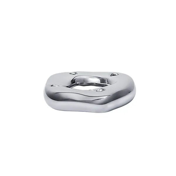 Ferm Living Bellure Ring lysestage - Silver  : Erling Christensen Møbler