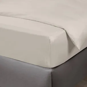 Bambus faconlagen beige 120x200x35