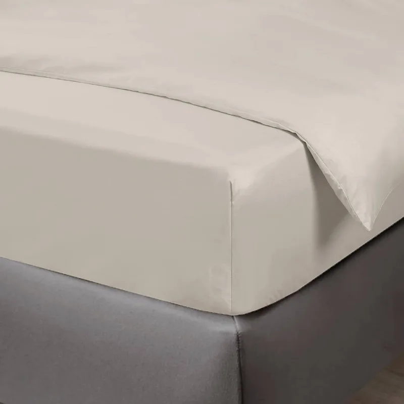 Bambus faconlagen beige 120x200x35