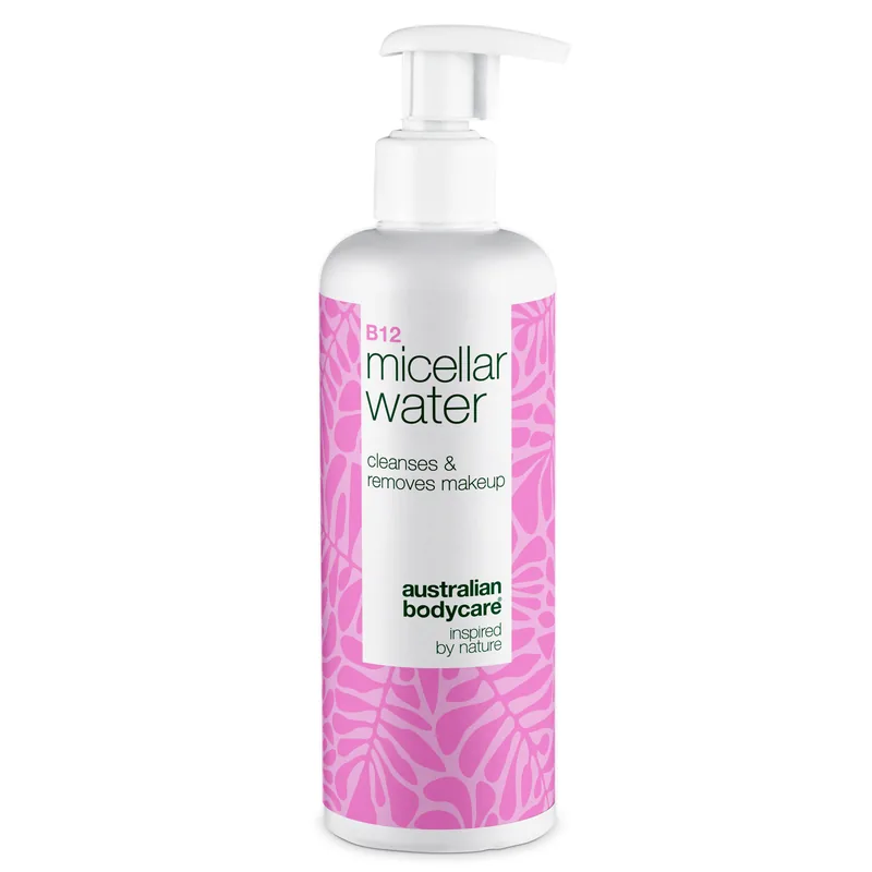 Micellar Water  -  Fjerner makeup og beroliger sart, tør hud â Micellar Water fjerner makeup og rødme. Velegnet til sensitiv hud. Indeholder B12, Niacinamid og fugtgivende Glycerin. - 2 stk.