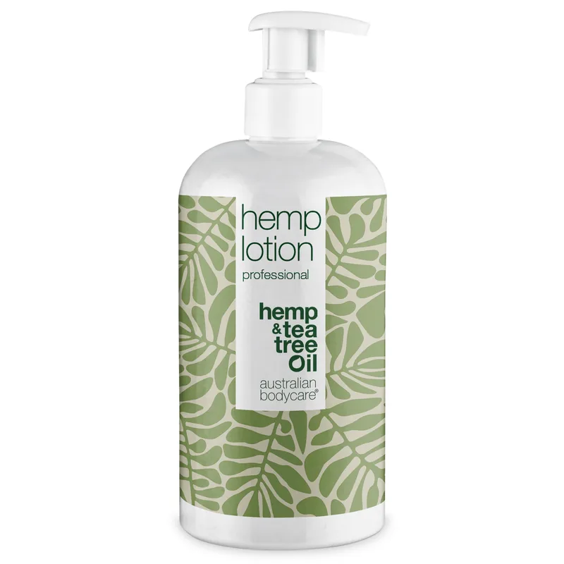 Hamp Body lotion â Fugtpleje med Hamp Olie til Tør Hud på Kroppen