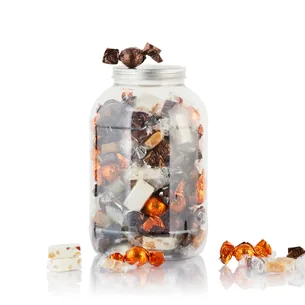 Mix af fyldte chokoladekugler, fransk nougat & karamel - 1700g