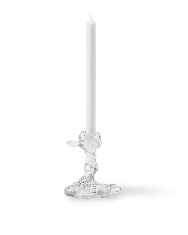 Drip Candle Holder Glass S