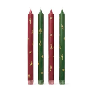 Royal Copenhagen Stjerne Riflet Jul Lys, 28 cm, 4 stk.  : Erling Christensen Møbler