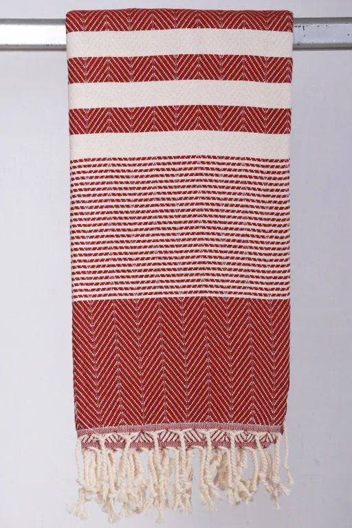 Hamam Vinter Joanna Bordeaux - 130 * 200 cm Plaid
