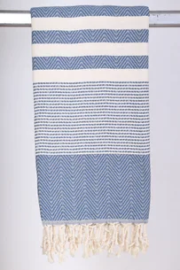 Hamam Vinter Joanna Denim - 90 * 180 cm Stort Håndklæde