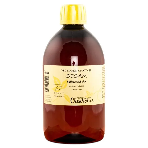 Crearome Koldpresset Sesamolie, 500 ml