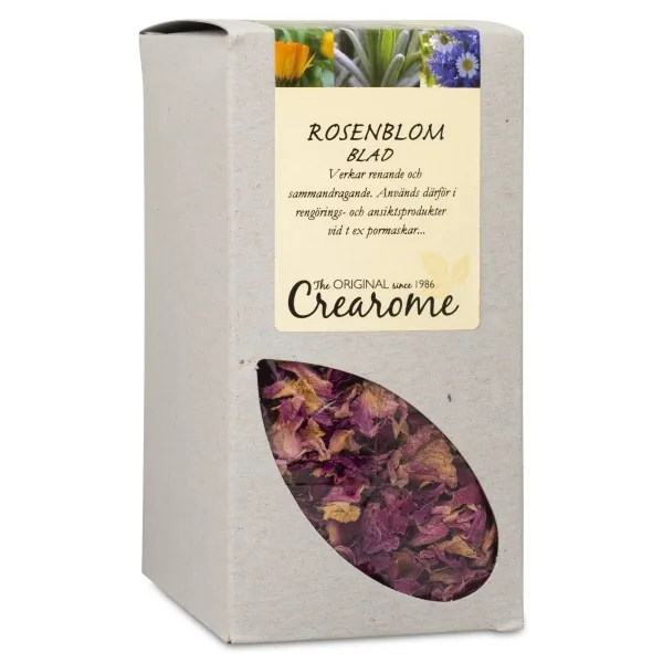 Crearome Rosenblomstblade, 100 g