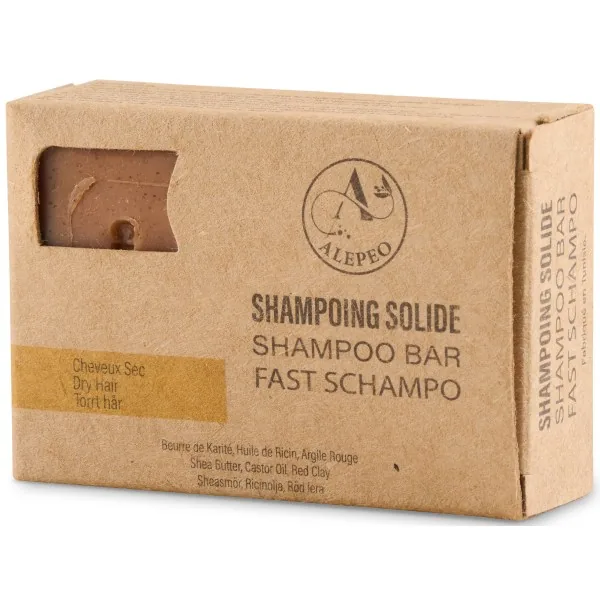 Alepeo Shampoo Bar Tørt Hår, 100 g
