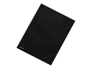 Esselte 3-klap elastikmappe A3 sort, 10 stk.
