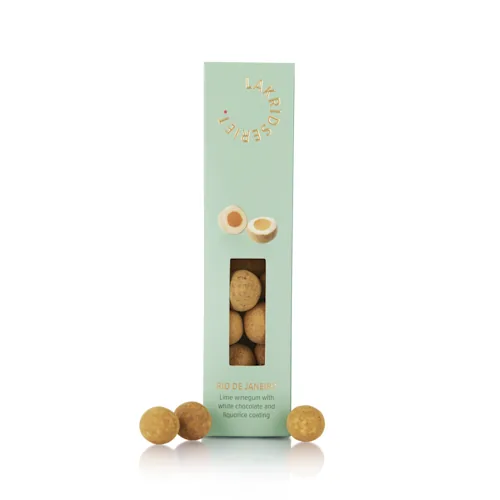 Rio de Janeiro - Lime vingummi m/ hvid chokolade & lakrids - 170g