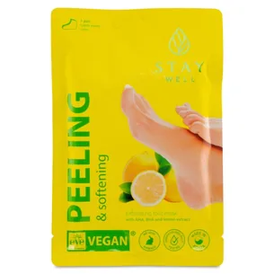 StayWell Peeling & Softening Foot Mask, 1 stk, Lemon