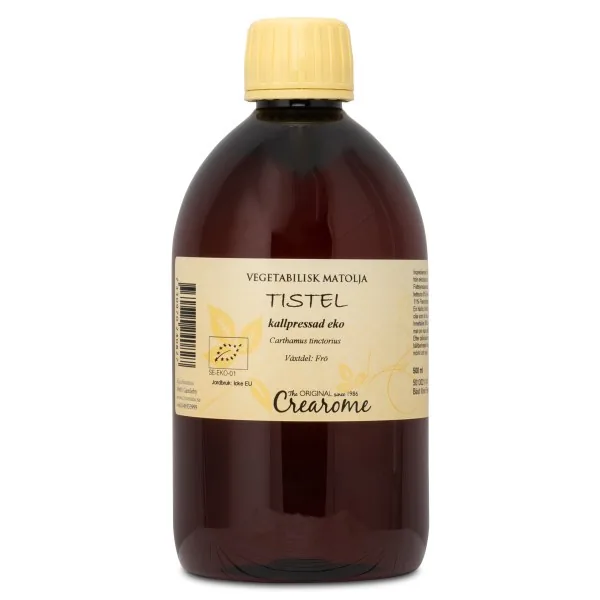 Crearome Koldpresset Tidselolie ØKO, 500 ml