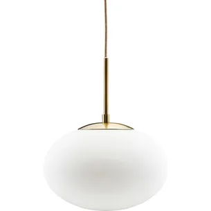 House Doctor Opal Pendel Ø30cm Hvid/Messing, 4 stk.