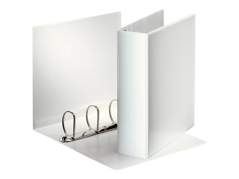 Esselte indstiksmappe A4 m/lomme hvid 85/60, 10 stk.