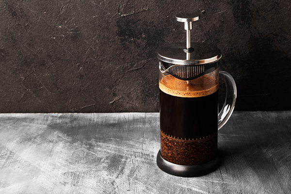 Kaffebønner til stempelkande